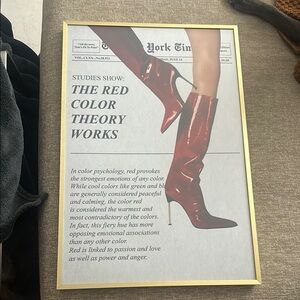 Sleek Patent Red Stiletto Knee-High Boots